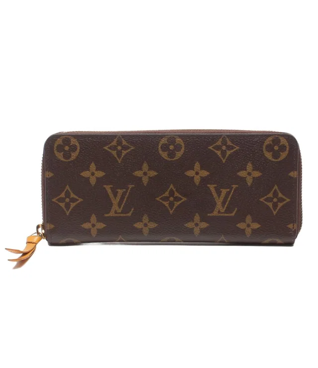 Louis Vuitton Zip Around Wallet Portefeuille Clemence Monogram in Clemence leather from The Reluxe
