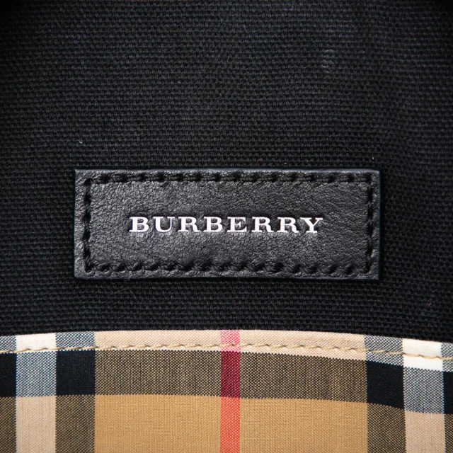 Beige Burberry Cartoon House Check Round Crossbody in Beige Canvas from Designer Revival, photo 5 of 6