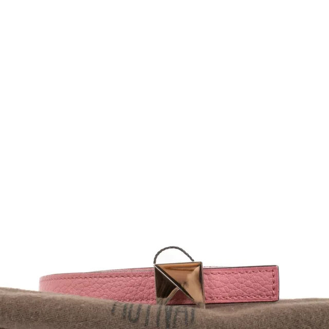 Moynat Pink/Beige Leather Reversible Belt - size 80 in Beige Leather from Labellov, photo 4 of 4