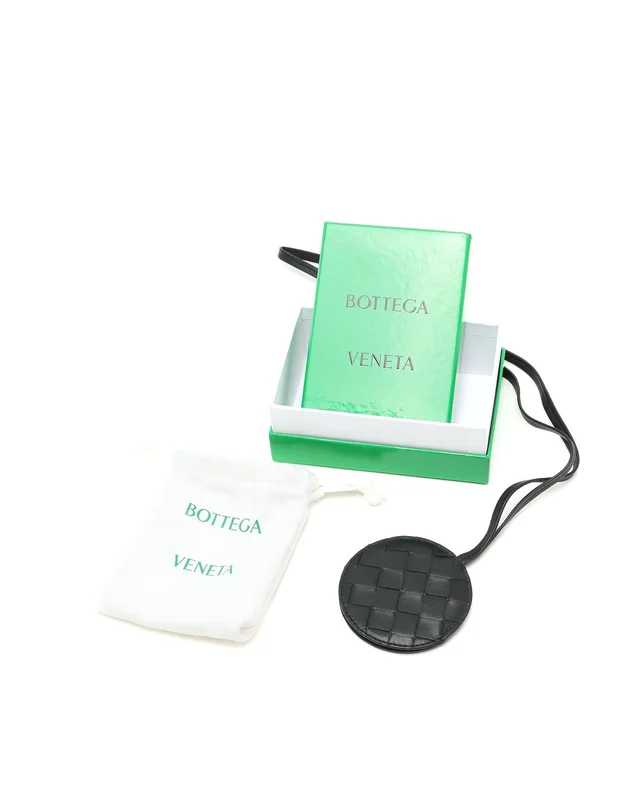 Bottega Veneta Intrecciato Mirror Bag Charm in Woven leather from A Retro Tale, photo 3 of 3