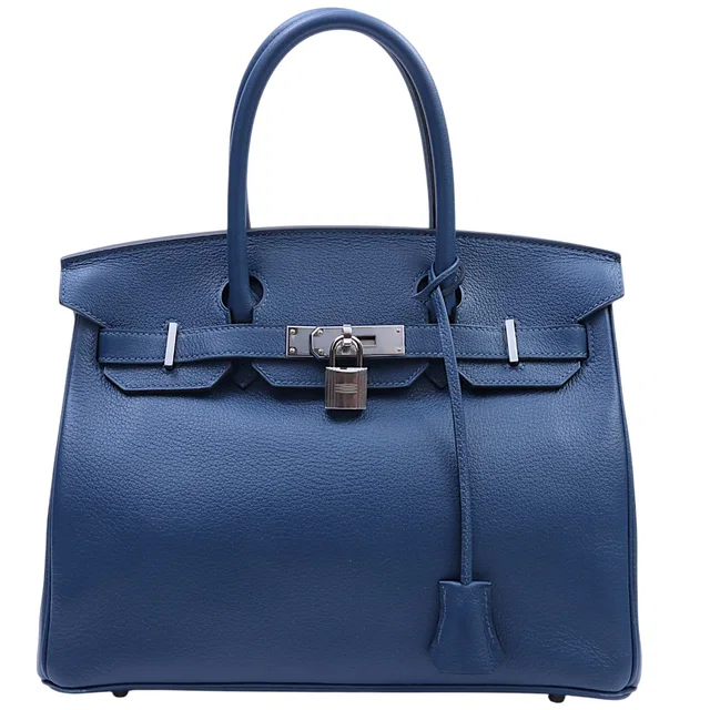 Hermès 2019 Birkin 30 Bleu Saphir in Blue Togo leather from VINTAGE QOO TOKYO