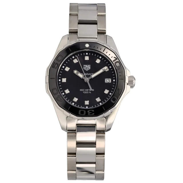 TAG Heuer Aquaracer WAY131M 35mm Stainless Steel Watch from H&T