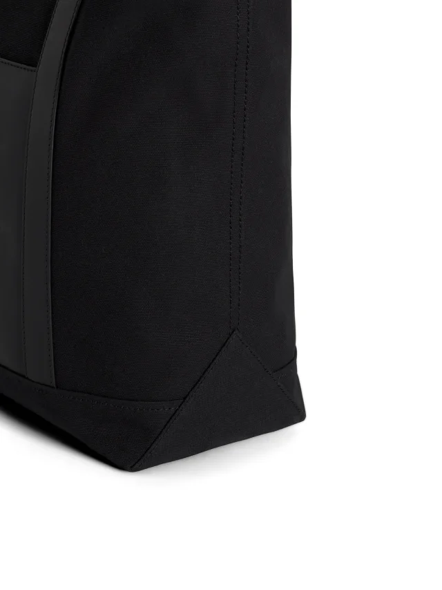 Maison Kitsuné large canvas tote bag in Black, photo 5 of 5 from FARFETCH