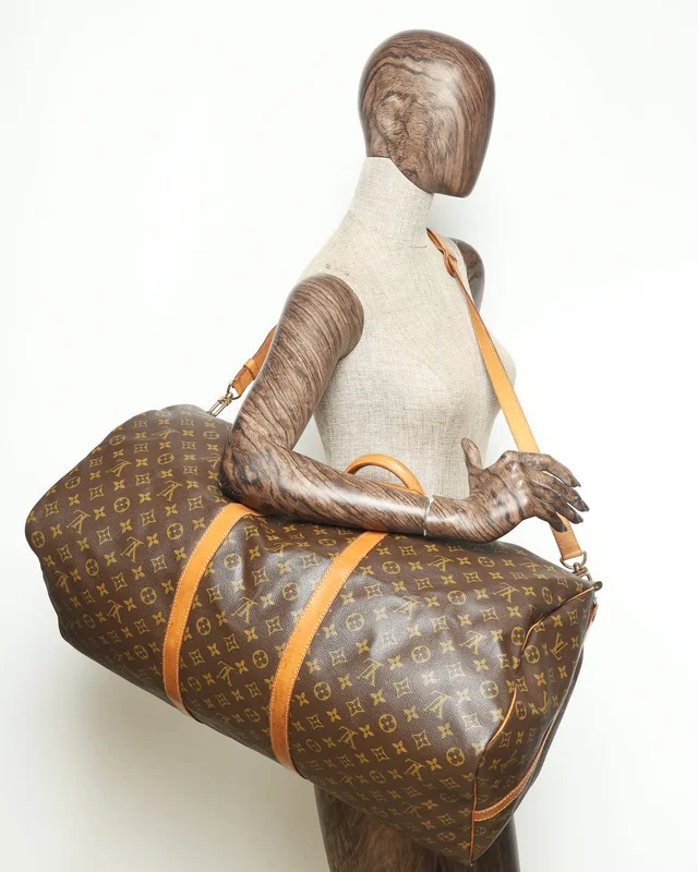 Louis Vuitton Monogram Keepall Bandoulière 60 Weekend Bag in Coated canvas from A Retro Tale, photo 12 of 12