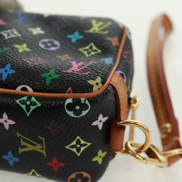 Louis Vuitton Wapity Trousse Monogram Multicolor Black Canvas Bag in Black Canvas from HEWI, photo 11 of 20
