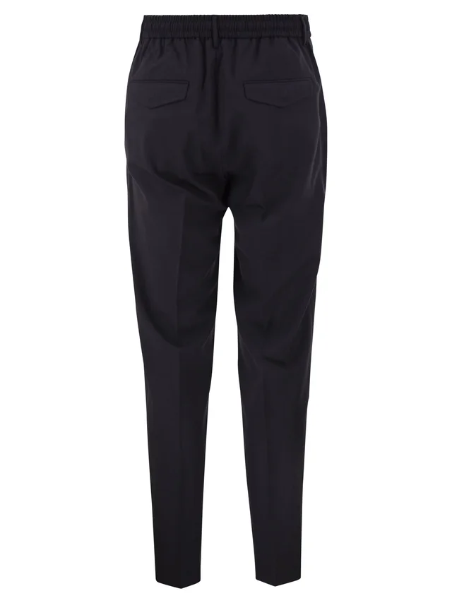 Peserico Drawstring casual trousers, photo 3 of 4 from SENSER