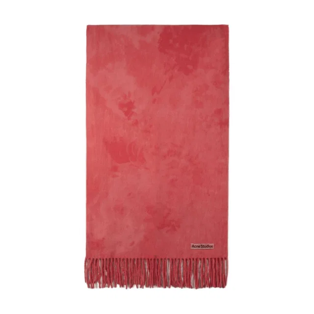Acne Studios Scarf — Pink Wool Scarfs in Pink Wool from HEWI