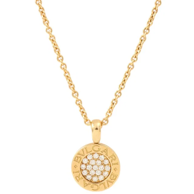 18K Diamond Bvlgari Necklace Gold in Gold from VINTAGE QOO TOKYO