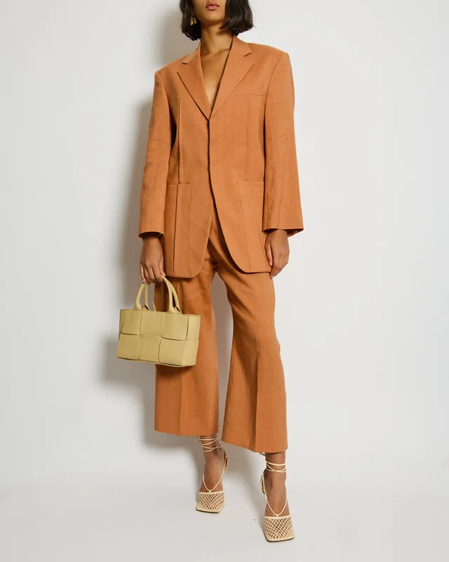 Jacquemus Orange L'Amour Two Piece Suit FR 32 (UK 4) in Orange Wool from Sellier