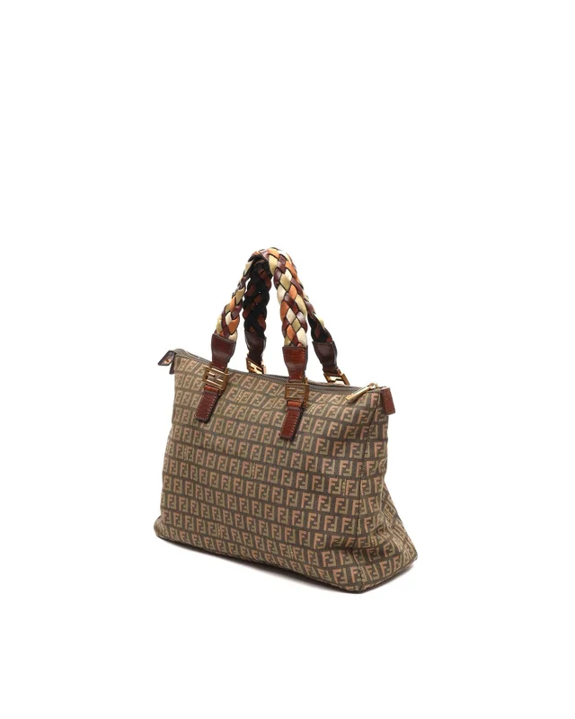 Fendi Zucchino Tote Bag in Denim from A Retro Tale, photo 2 of 8
