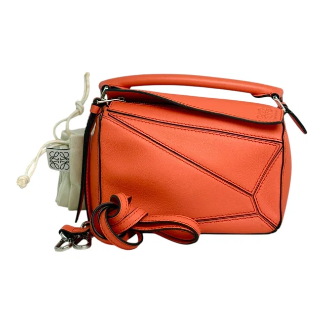Loewe Orange Mini Puzzle Bag in Orange from Luxury Promise
