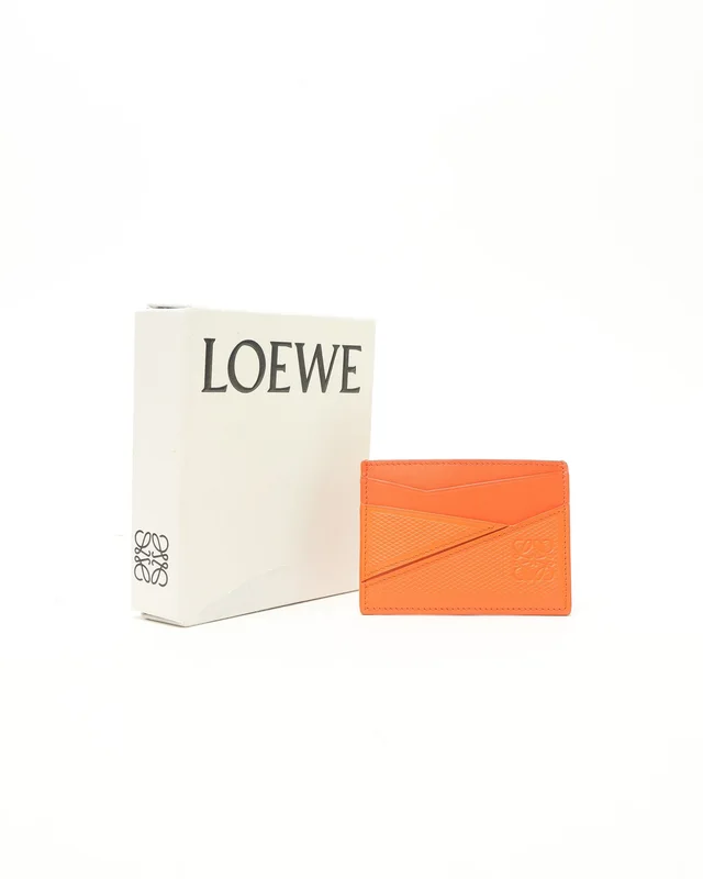 Loewe Anagram Puzzle Card Holder in Leather from A Retro Tale, photo 2 of 5