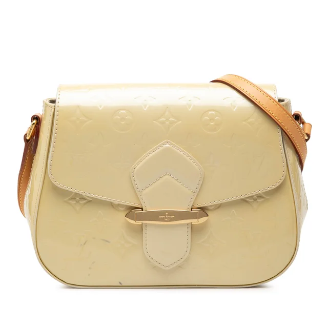 Yellow Louis Vuitton Monogram Vernis Bellflower GM Crossbody Bag in Yellow Leather from Designer Revival, photo 1 of 1