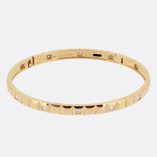 Boucheron Diamond Quatre Clou de Paris Bangle from The Vintage Jeweller