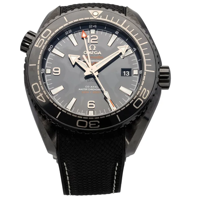 Omega Planet Ocean 215.92.46.22.01.001 45.5mm Ceramic Watch in Ceramic from H&T