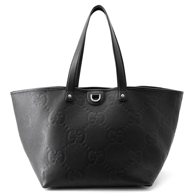 Gucci Jumbo GG Tote Bag Black818771 Leather Size Medium in Leather from GALLERY RARE