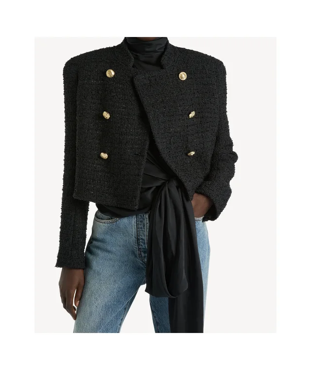 Balmain Tweed officer jacket, photo 2 of 6 from SENSER