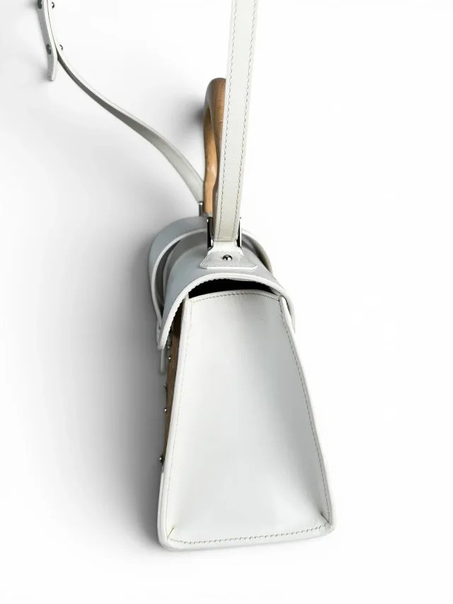 Goyard White Mini Saigon Top Handle in White Canvas from Season 2 Consign, photo 4 of 8