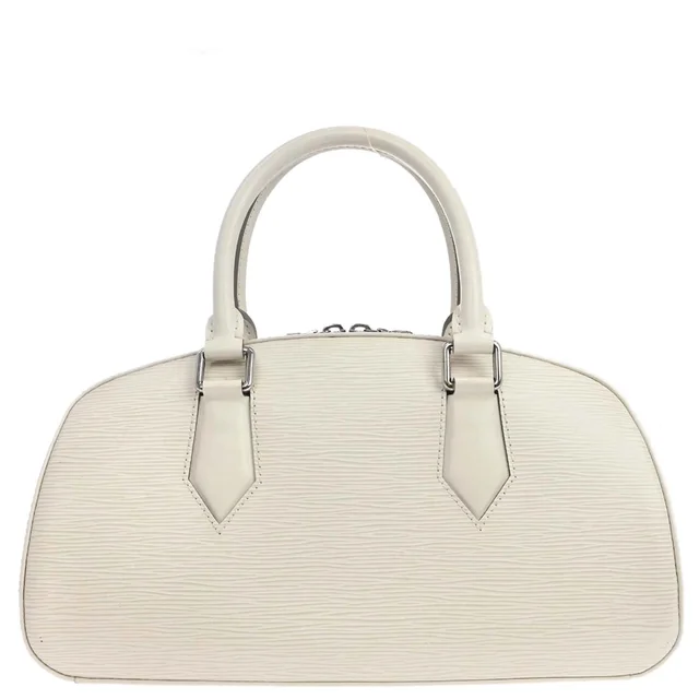 Louis Vuitton White Epi Jasmin Handbag M5208J in White Leather from AMORE Vintage Tokyo