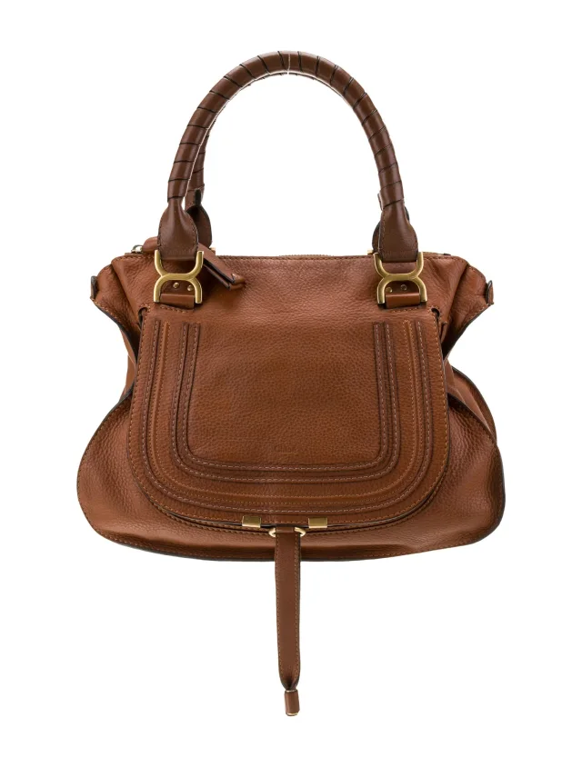 Chloé Top Handle Other bag in Brown Leather from The RealReal