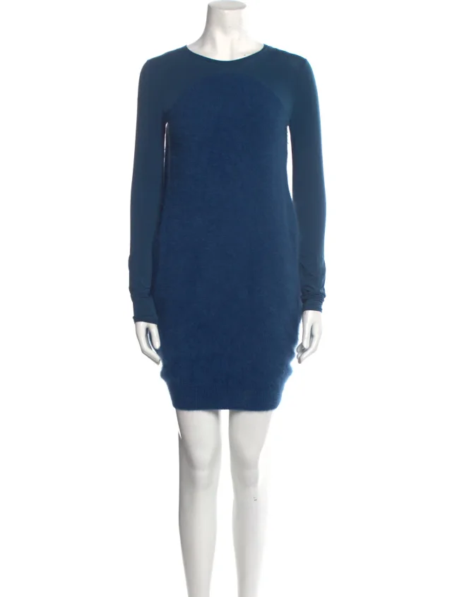 Alexander McQueen dresses in blue from The RealReal