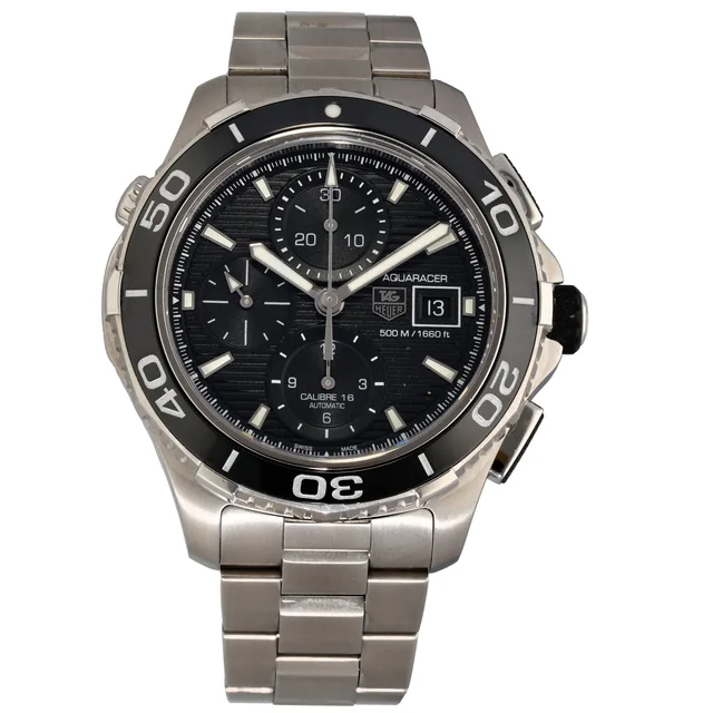 TAG Heuer Aquaracer CAK2110 43mm Stainless Steel Watch from H&T