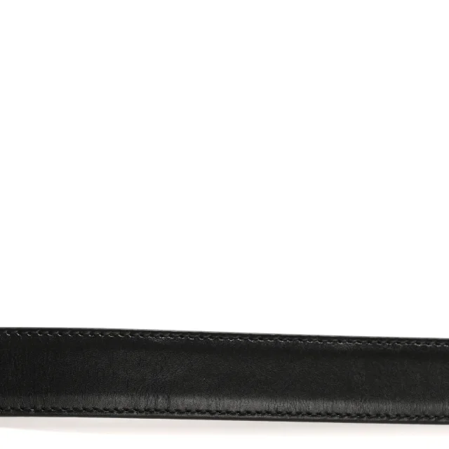 Celine Box Calfskin Medium 25mm Triomphe 75 30 Belt Black in Black Calfskin from FASHIONPHILE, photo 9 of 9