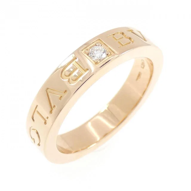 Bvlgari B.zero1 750 Pink Gold Diamond Ring Size 11 in Pink from LuxUness