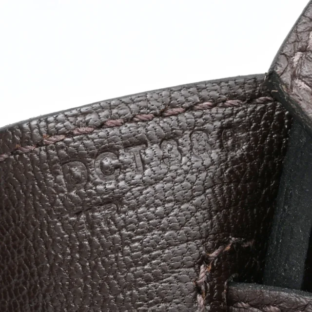 Hermès 2019年製 バーキン25 ショコラ from VINTAGE QOO TOKYO, photo 8 of 8