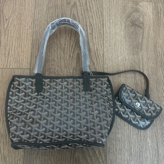 Goyard Anjou Mini Tote Bag in black|brown|red from Poshmark, photo 1 of 1