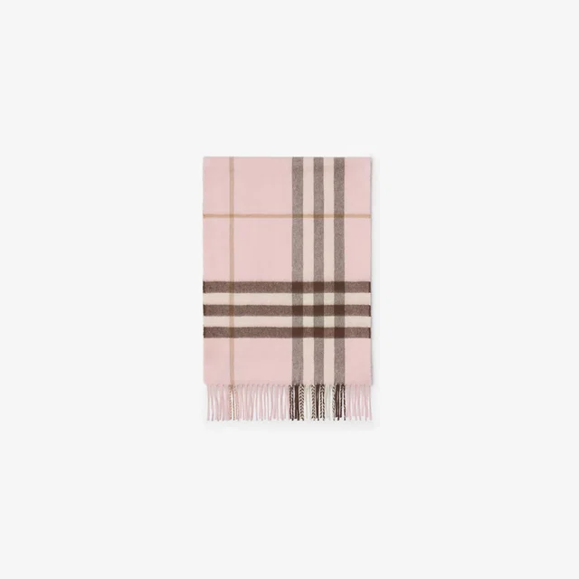 Burberry Scarf — Pink Wool Blend Scarfs in Pink Wool from HEWI