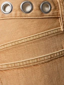 RE/DONE Wide-leg jeans with button closure in 100% Cotton, photo 5 of 5 from LUISAVIAROMA