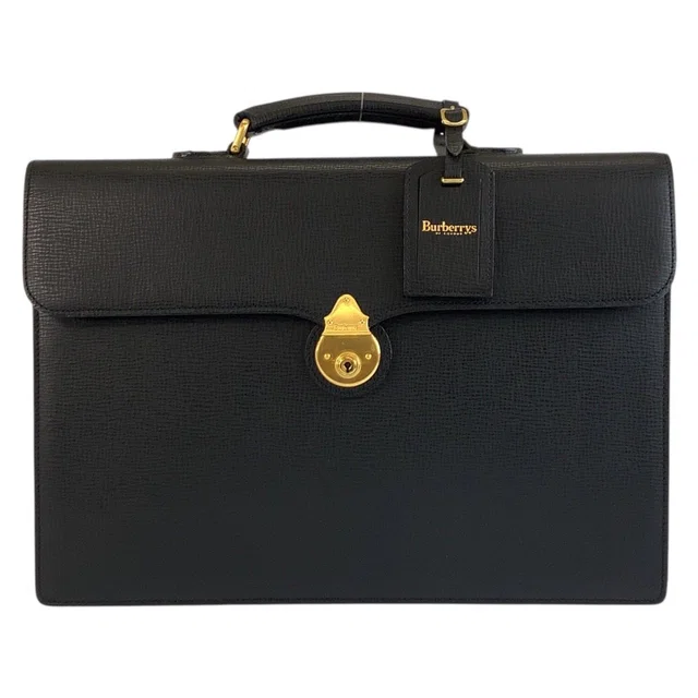 Burberry Burberrys Leather Briefcase in Leather from LuxUness