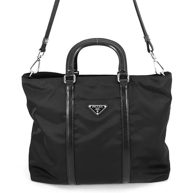 Prada Tote 2WAYShoulder Bag BlackB2879N_844_F0002 Nylon Leather in Nylon from GALLERY RARE