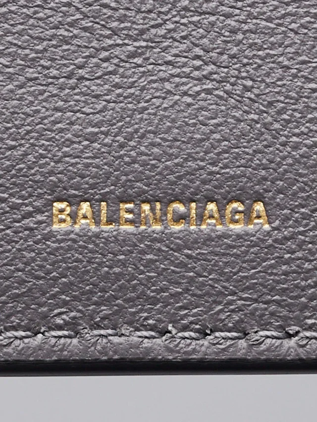 Balenciaga Leather Slim Envelope Wallet in Black Calfskin from Yoogis, photo 6 of 9