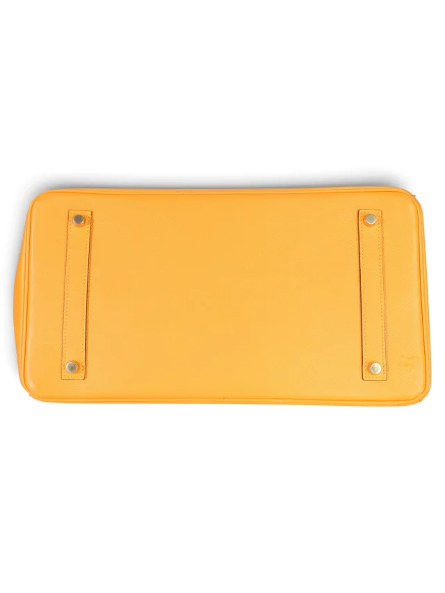 Hermès Jaune Dor Epsom Birkin 35 in Yellow Epsom leather from Season 2 Consign, photo 7 of 10