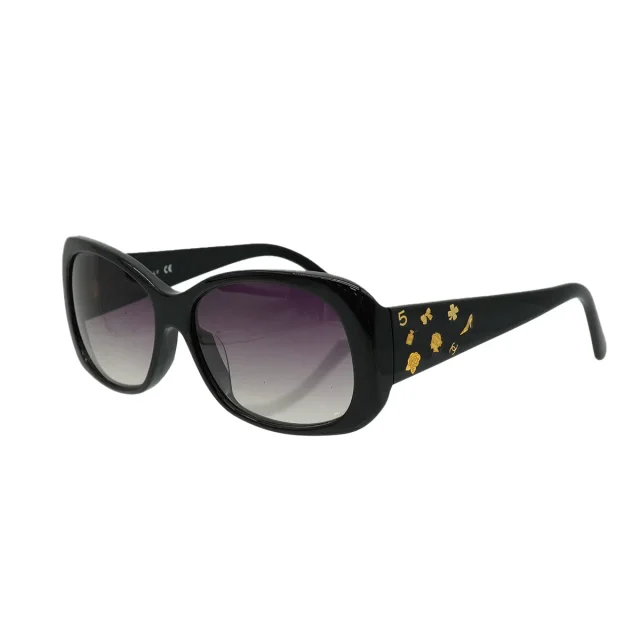 Chanel Vintage Cocomark Icon Sunglasses Black Eyewear in Black from Luxury Promise