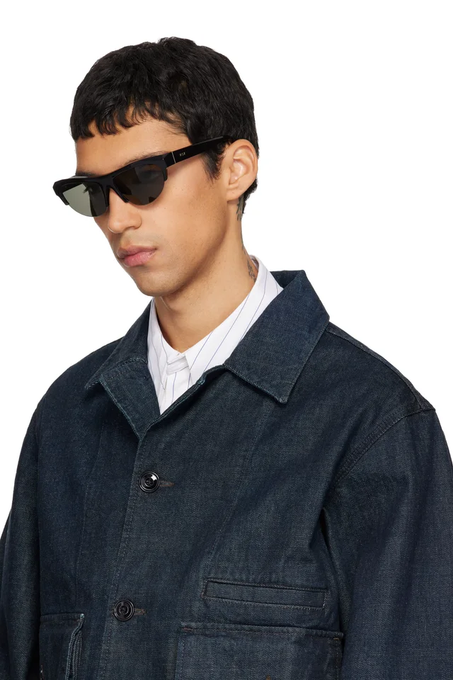 RETROSUPERFUTURE Black Ora Sunglasses, photo 4 of 4 from SSENSE