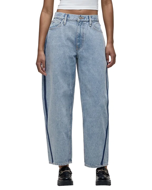 HUDSON Jeans Courtney Mid-Rise Baby Barrel Jean, image 1 of 1 from Rue La La
