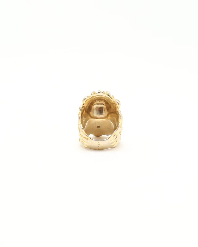 Gucci Lion Rhinestone Ring from A Retro Tale, photo 4 of 5