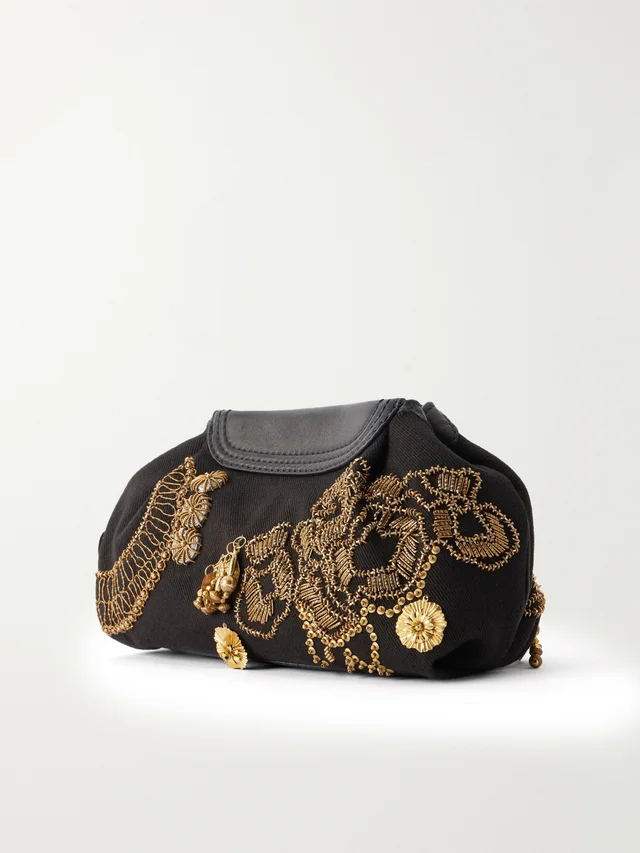 Dries Van Noten Appliqué shoulder bag, photo 2 of 7 from SENSER