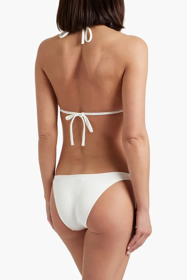 Melissa Odabash Venice Seersucker Bikini Briefs in White, photo 3 of 4 from THE OUTNET