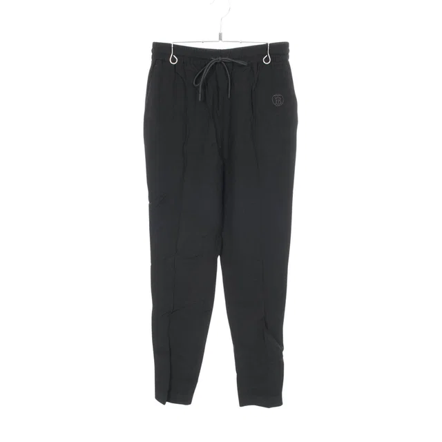 Burberry TB Logo Embroidered Viscose Pants from LuxUness