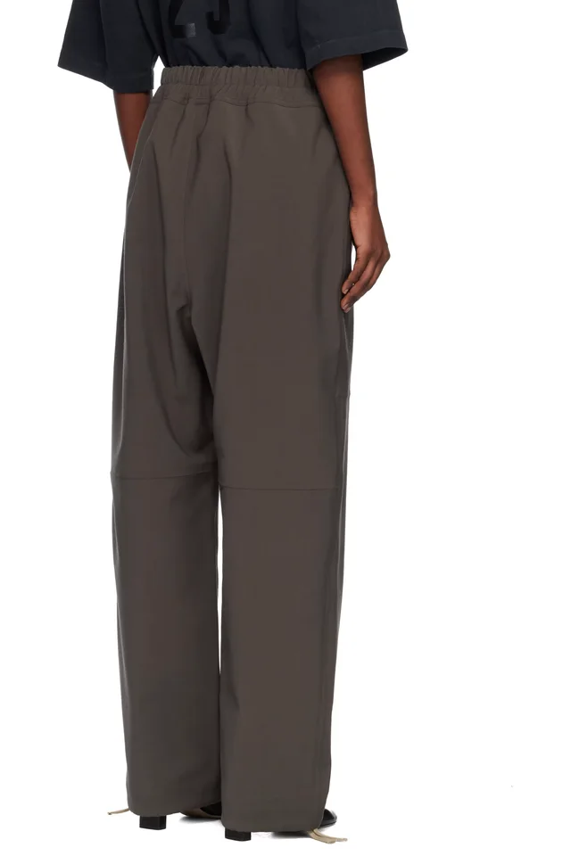 Fear of God Gray Split Knee Trousers, photo 3 of 4 from SSENSE