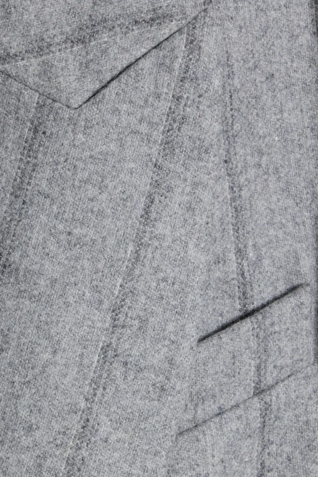 Brunello Cucinelli Pinstriped Wool-Blend Blazer, photo 4 of 4 from THE OUTNET