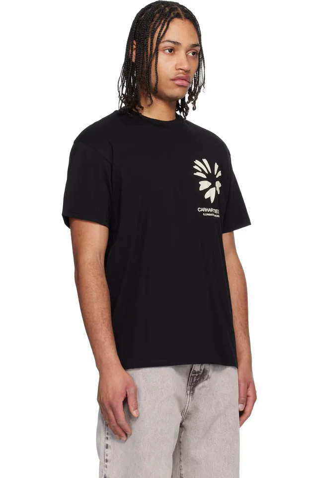 Carhartt Work In Progress Black Compy T-shirt, photo 2 of 4 from SSENSE