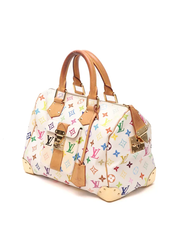 Louis Vuitton Takashi Murakami Speedy 30 Bag in Canvas from A Retro Tale, photo 2 of 8