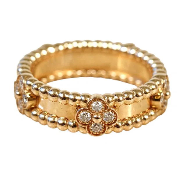 Van Cleef & Arpels Perlée Sweet Clovers Ring #54 from Luxury Promise
