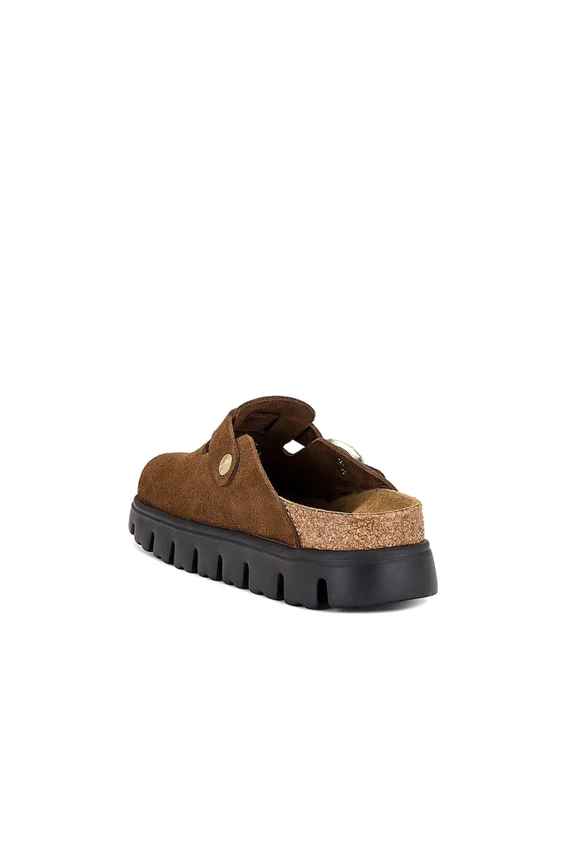 BIRKENSTOCK Boston Chunky in Dark Tea, photo 3 of 5 from REVOLVE (Canada)