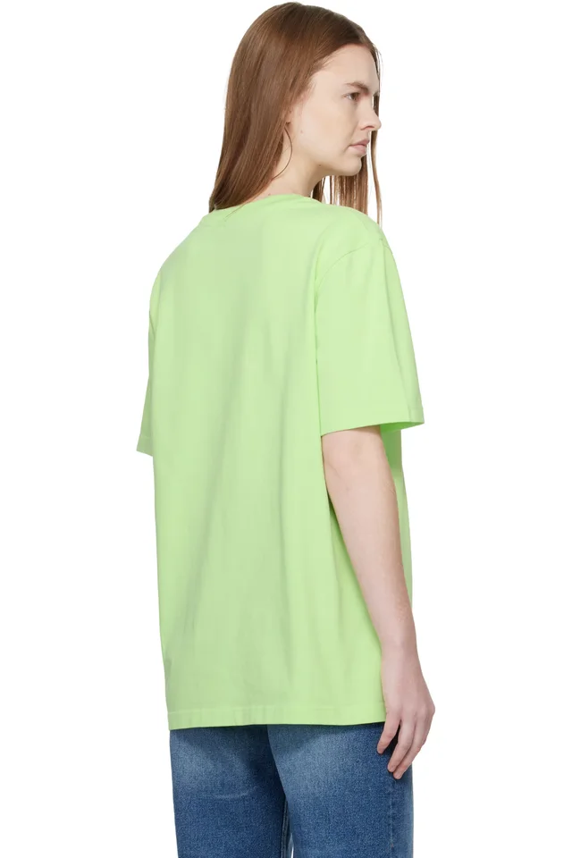 Casablanca Green Innocence Triangle Short Sleeve T‑shirt, photo 3 of 4 from SSENSE